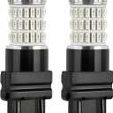 AUXLIGHT 3157 3156 LED Bulb Red, 3057 4157 LED Brake Lights Bulbs with Projector, Ultra Bright for Rear Brake Lights and Tail Lights (Pack of 2)