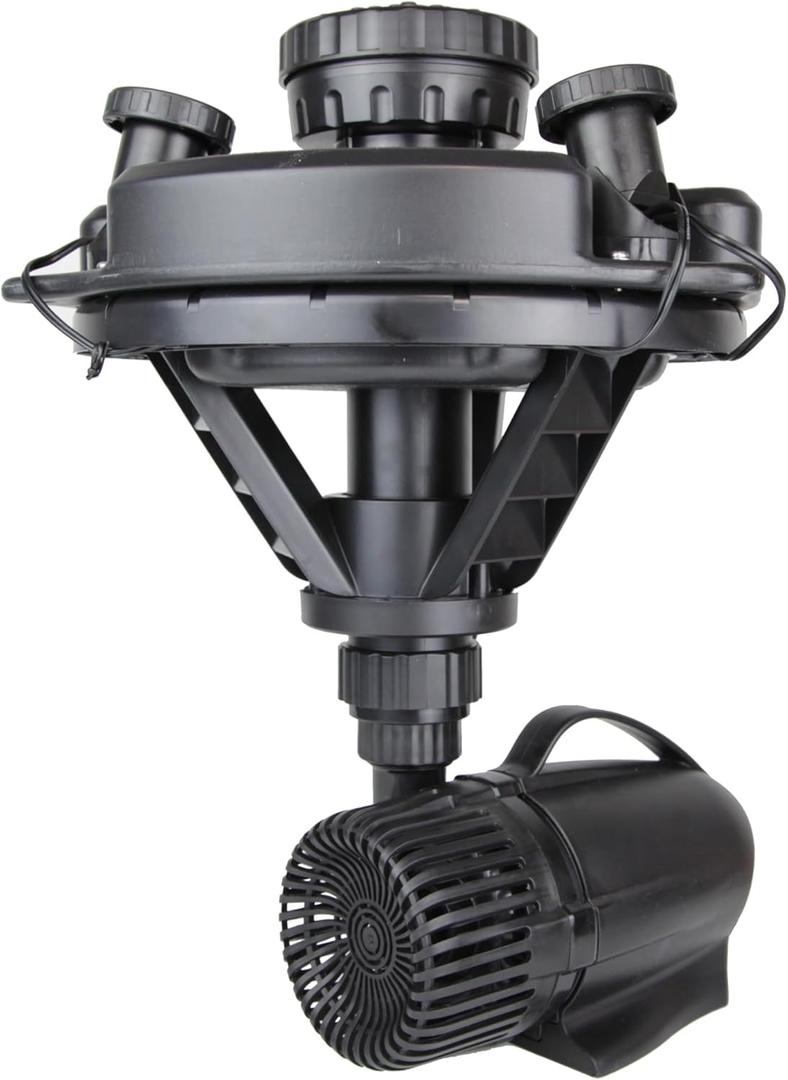 Pond Boss DFTN12003L Floating Fountain With Lights, 50 Foot Power Cord, 1/4 hp