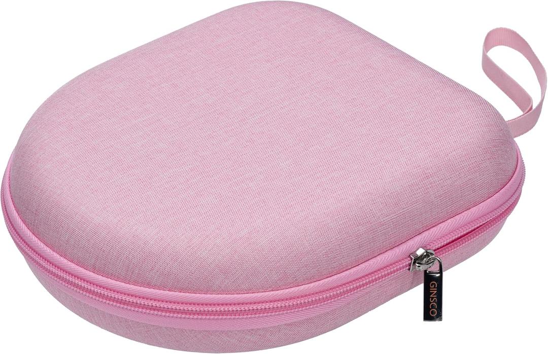 Ginsco Universal Headphone Case Compatible with JBL Tune 510BT 720BT, Sony WH-CH 720N/WH-CH520, with Sony/JBL/Soundcore Q20i Q30/BERIBES/TOZO/KVIDIO etc Wireless Headphones Pink