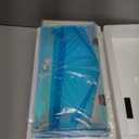 Jenseits Iridescent Necklace Organizer, Acrylic Necklace Holder w/Velvet Tray, Dustproof Rotation Jewelry Holder Organizer Display Stand Box Hanger, Necklaces Ring Bracelet Case, Gift for Women, Girl