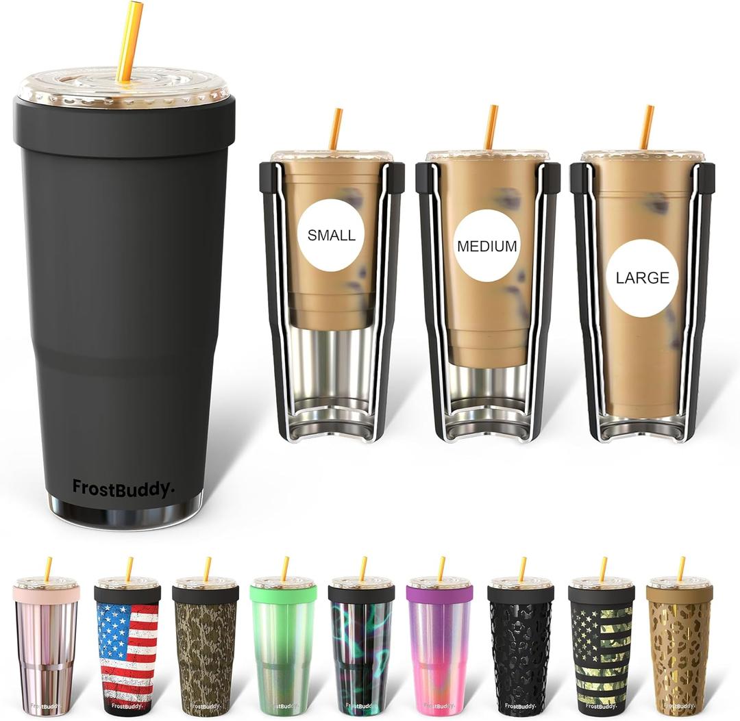 Frost Buddy Togo Buddy | 30 oz Stainless Steel Vacuum Insulated Tumbler | To Go Coffee Cup  Reusable, Iced Coffee Cups, Travel Mug, Thermal Cup for Hot & Cold Drinks, Dunkin Cup (Aloe)