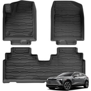 SMABEE Floor Mats Fit for 2024 2025 2026 Honda Prologue & Chevy Blazer EV & 2023-2026 Cadillac Lyriq All Weather Floor Liners for Blazer EV Accessories TPE Car Mats 1st& 2nd Row