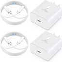 2026 45W Super Fast Charger USB C PD3.0 Compatible with iPhone 16 Pro Max -45 Watt USB C Charger Block Compatible with iPhone 16Pro/16/16 Plus/15 Pro Max/15 Pro/15/15 Plus,10ft Type C Cable (white)