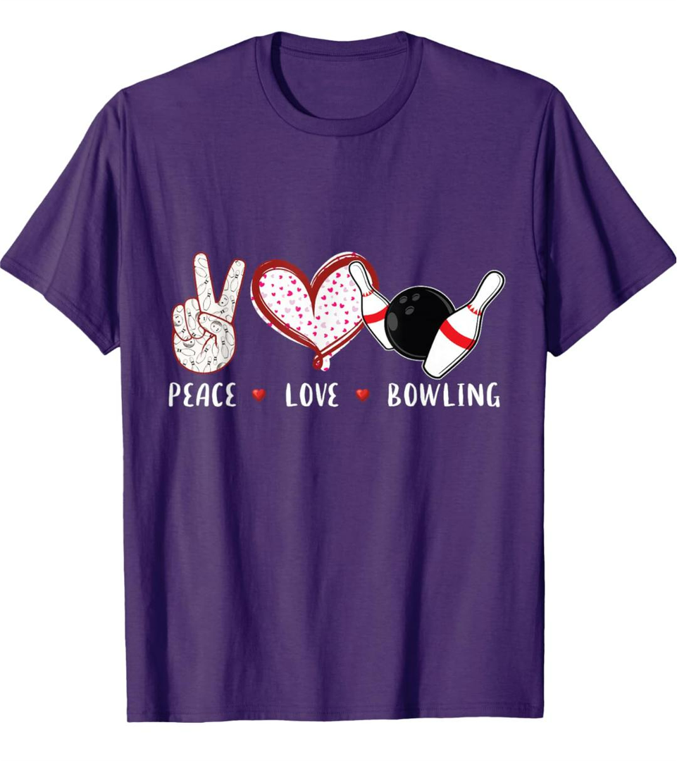 Cool Bowling For Men Women Bowler Target Sports Team Spare T-Shirt, XXL