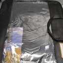 AOOG Leather Car Seat Covers Universal fit Most Sedans SUV Trucks (Full Set, Black)