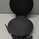 10inch Compact Roti Maker Machine, Electric Tortilla Maker with FREE Roti Warmer and Comfortable Handle, Electric Tortilla Press to make Roti, Chapati, Tortilla, Tortillera AC 110V 50/60Hz 1200W