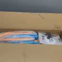 3FT Toddler Trampoline with Adjustable Handlebar, 36" Foldable & Spring-Free, Mini Kids Indoor Outdoor Trampoline for Ages 1-6, Noiseless Jumping Mat, Safe & Sturdy Design, Supports Up to 100 lbs (Blue)