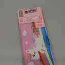 Pop Up Multifunction Pencil Case, Cute Cartoon Pen Box Organizer Stationery with Calculators, Sharpener, Schedule, School Supplies, Best Birthday Gifts for Kids Teens (Pink)