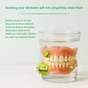 Denture Brush 4Pcs Denture Toothbrushes,Denture Cleaning Care Cleaning Brush,Double Sided Toothbrush for Denture Cleaning Care