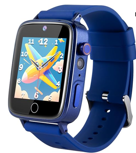 Kids Watch Boys Toys with 26 Games, Smart Watch with Camera for Kids Age 4-12, Touch Screen, Pedometer, Flashlight, Alarm Clock, Toddler Watches for 6 7 8 9 Year Old Boy Birthday Gift (Blue)