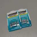 2 x Listerine PocketPaks Cool Mint Breath Strips, Portable Pocket-Sized Oral Care Mouth Freshener, Dissolving Strips Kill 99% of Bad Breath Germs, Sugar Free, 3 x 24-Strip Packs