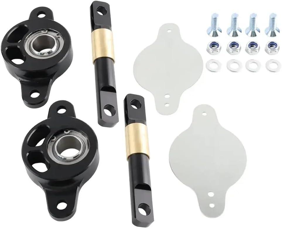 Rear Spherical Bearing Bushing Kit Trailing Arm Aluminum Compatible with Automotive Motorcycle Parts Civic 1988 2000 Integra 1989 2001