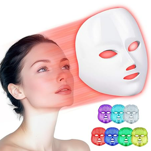 Yahi Red Light Therapy Mask for Face, 7-1 Colors LED Facial Skin Care Mask, Led Face Mask Light Therapy