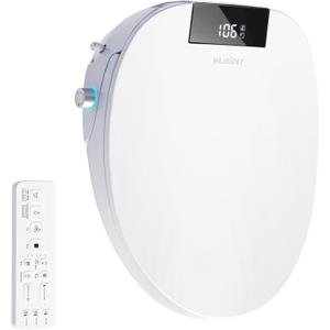 WLJBIDET Toilet Seat Bidet with Warm Water and Drying, O80KR - Round