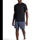 Gaiam Men's Hatha 7” Short, Standard Fit, Stretch Lightweight Material, Moisture-Wicking (Gray, M)