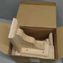 Antrader Solid Wall Mount Wood Shelf Bracket,6 Inch Wooden Shelf Brackets, DIY Wood Bracket Include Mounting Screws, Pack of 4