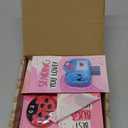 JOYIN 12 PCS Valentine's Day Gift Cards with Fun Foam Clay, Squashy Modeling Foam Beads Play Kits for Classroom Gift Exchange, Valentine Party Favors, Games Prizes