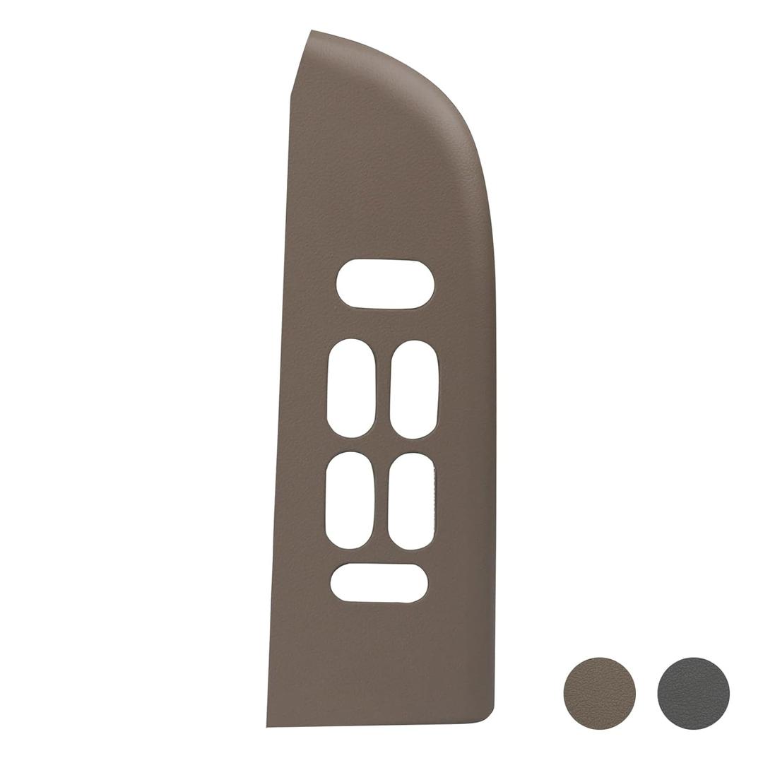 Master Power Door Window Switch Bezel,Front Driver Side Compatible with 2003-2006 Ford Expedition Interior Accessories Without Memory Seats (Tan)