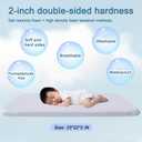 Baby Bassinet Mattress, 42" x 24" x 2" Dual Sided Gel Memory Foam Mattress with Breathable Removable Soft Cover Fit for Baby Bjorn, Guava Lotus and Dream on Me Travel Crib Light Playard