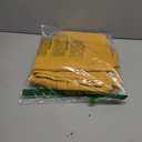 JIUZHEN Blackout Curtains with Tiebacks - Thermal Insulated, Light Blocking and Noise Reducing Grommet Curtain Drapes for Bedroom and Living Room, Set of 2 Panels, Yellow, 42 x 45 Inch Length