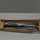 Shower Curtain Rod Adjustable 43-78 inch, 1"Diameter Spring Tension Curtain Rod No Drill, Anti-Rust Non-Slip Shower Rod, Black Shower Curtain Rod for Bathroom Tension