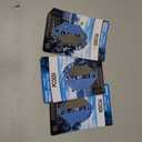 Ceramic Brake Pads Kit Front & Rear for Polaris Sportsman 450/400/500 HO, 570 EFI 2015-2021, Hawkeye 325 2x4 2015 Replacement for 2202412 2204088 (blue)