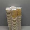 12 oz Disposable Coffee Cup 100 cups Pack of Brown Triple Wall Ripple Cups, Insulated Hot Paper Cups, No Sleeve Needed, Heavy Duty Leak Resistant To Go Cups for Coffee, Tea, Office & Catering