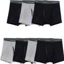 Fruit of the Loom Men's Coolzone Boxer Briefs, Moisture Wicking & Breathable, ,Medium ,7 pcs , Black/Gray