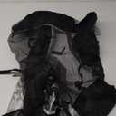 PJYuCien Dog Playpen Mesh Top Cover, Fits 36 Inch 4 Panels Regular Square Plastic Exercise Pet Pen, Adhesive Tape Connections, Black (Note: Cover Only, Fence Not Included)