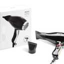 Elchim 3900 Healthy Ionic Ceramic Professional Hair Dryer with Powerful Airflow and Low EMF Technology - Black & Gold