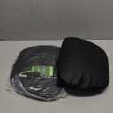 TPARTS Leather Headrest Neck Pillow for Tesla Model Y/X/3/S, Tesla Model 3 Accessories,Tesla Model Y Accessories, Car Neck Pillow for Traveling (Set of 2 Black)