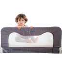 Bed Safety Rails for Toddlers - Bed Rail Guard for Queen, King, Full Szie, Twin Mattress Bed (Grey, 59Wx23.5H Inch (Long Extra Tall))