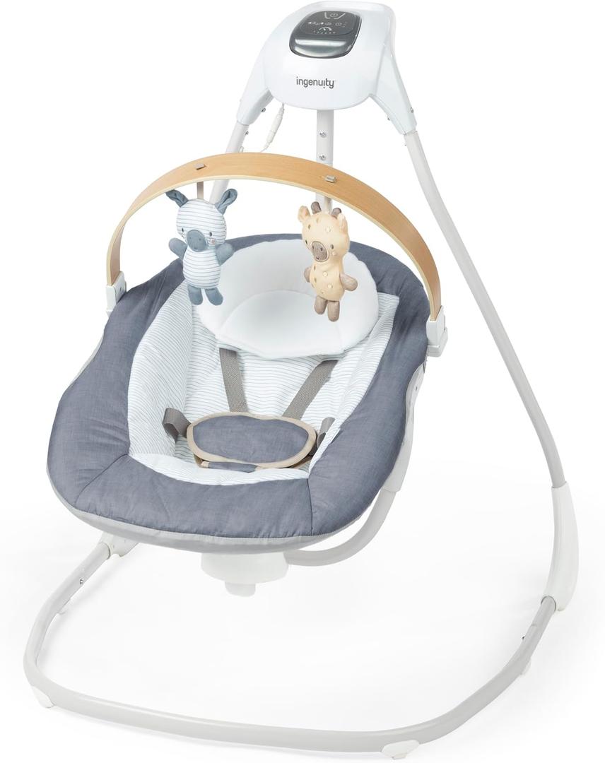 Ingenuity SimpleComfort 6-Speed Multi-Direction Baby Swing for Infant