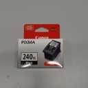 Canon PG-240 XL Genuine Black Ink Cartridge, Compatible with MG2120/3120/4120, MX512/432/472/372/392/522/532/452, MG2220/3220/4220/3520/3620, TS5120