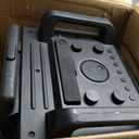 Moukey Karaoke Machine, 10" Woofer Portable PA System, Bluetooth Speaker with 2 Wireless Microphones, Lyrics Display Tablet Holder, Party Lights & Echo/Treble/Bass Adjustment Support REC/AUX/USB/TF