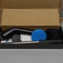 Leebein Electric Spin Scrubber, Cordless Cleaning Brush for Bathroom Shower Tub, IPX7 Waterproof Power Scrubber with 7 Brush Heads, Extendable Long Handle and 2 Speeds Scrubber for Bathtub Floor (Black)