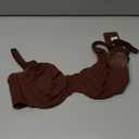 FeelinGirl Bras for Women Unlined No Padding Comfort Underwire Plus Size Full Coverage Seamless Plunge Everyday Bras (36D, Mocca)