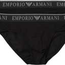 Emporio Armani Men's Endurance 2-Pack Brief (Medium, Black/Black)