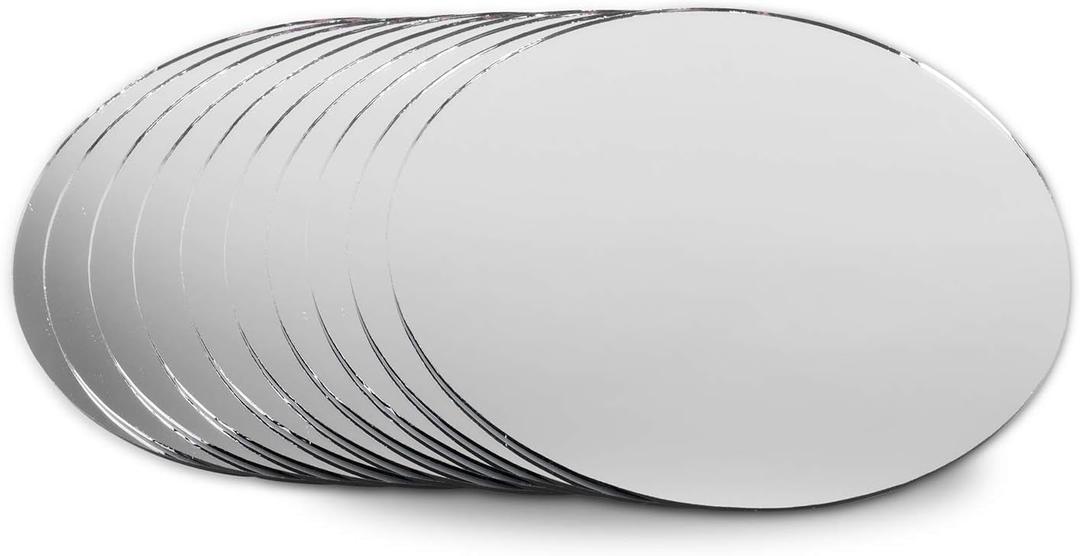 Super Z Outlet Round Mirror Wedding Table Centerpieces, 10 Pieces, 10" Inches