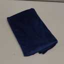 mixeoo Comfy Dark Blue Throw Pillow Covers Decorative Square Velvet Super Soft Navy Cushion Couch Cases Decor, Set of 2, 16 x 16 Inch
