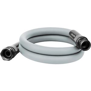 Flexzilla Colors Lead-In Garden Hose 5/8in. x 5ft., Lightweight All-Weather Water Hose, Durable and Flexible, Leak-Free Connections, Slate Gray