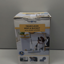 Mop and Bucket Set with Pump System for Home, Hands Free Self Cleaning with 3 Compartments to Separate Clean from Dirty Water, with 2 Machine Washable Microfiber Mop Pads, Patent Pending, in Gift Box (Lemon)