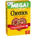 Cheerios Cereal, Limited Edition Heart Shapes, Affirmations Box, Heart Healthy, Gluten Free, Mega Size, 24 oz (24 Ounce (Pack of 1))