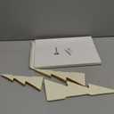 3 Pcs Honeycomb Paper Christmas Tree 8" 10" 12" Modern Christmas Decor 3D Paper Honeycomb Tree for Xmas Mantel Decorations Holiday Xmas Festive Party Supplies(White)