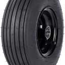 AR-PRO 11x4.00-5 Lawn Mower Tire and Wheel Assembly, 4-Ply Pneumatic Rib Tread, 3.4" Centered Hub, 3/4" Bearings, Compatible with Zero-Turn Mowers and Lawn Equipment (1-Pack)