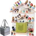 Tonie Shelf for Toniebox - Toniebox Storage for All Your Tonie Accessories toniebox Characters and toniebox Figures, Toniebox Organizer, Tonie Shelf(White)