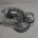 Cookware Set - 15 Piece Stainless Steel Cookware Set, Includes 6 Pots and Pans, 6 Lids and 3 Utensils, Fixed Handles, Induction Safe and Dishwasher Safe