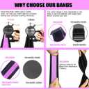 Occlusion Bands for Women Glutes & Hip Building, Blood Flow Restriction Bands BFR Bundle Booty Bands, Best Fabric Resistance Bands for Exercising Your Butt, Squat, Thigh, Fitness