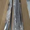 SONGMICS Dresser for Bedroom, Chest of Drawers, TV Stand, Steel, MDF, 7 Non-Woven Fabric Drawers, Storage Organizer Unit, Closet, Entryway, Ink Black and Ebony Black ULGS323B01S