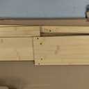 IIIOIIIA Bamboo Over the Stove Spice Shelf for Kitchen, 31.5" Spice Rack Organizer Shelf with 6 hooks, 11.4" Height Extra Storage Countertop, Easy to Assemble